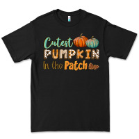 Black cutest pumpkin in the patch Premium Tee - BundleAndBundleShop