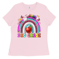 Bubblegum Pink 3 rd grade Ladies Tee - BundleAndBundleShop