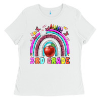 White 3 rd grade Ladies Tee - BundleAndBundleShop