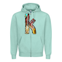 Seafoam farm life alphabet lowercase letters k Zipper Hoodie - BundleAndBundleShop