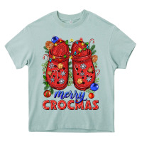 Arona Merry crocmas Heavy Core Tee - NancyCooperArtShop