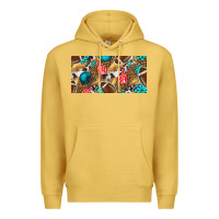 Antique Gold american  football with turquoise license plate Premium Hoodie - BundleAndBundleShop