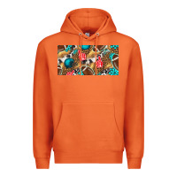 Carrot american  football with turquoise license plate Premium Hoodie - BundleAndBundleShop