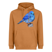 Meerkat Mountain Bluebird Heavyweight Hoodie - LillyAllenDesigns