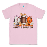 Bubblegum Pink happy easter day eggs Classic Tee - RacoonDesign