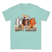 Seafoam happy easter day eggs Classic Tee - RacoonDesign