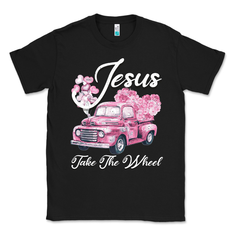 Leopard Floral Pink Car Jesus Take The Wheel Classic Tee by Bettercallsaul | Teevron
