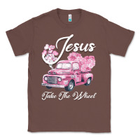 Chestnut Leopard Floral Pink Car Jesus Take The Wheel Classic Tee - Bettercallsaul