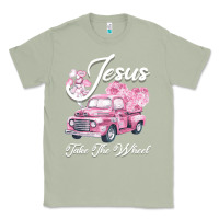 Matcha Leopard Floral Pink Car Jesus Take The Wheel Classic Tee - Bettercallsaul