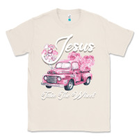 Natural Leopard Floral Pink Car Jesus Take The Wheel Classic Tee - Bettercallsaul
