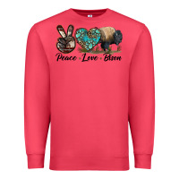 Cardinal Peace lLve Bison Premium Sweatshirt - LillyAllenDesigns