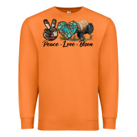 Carrot Peace lLve Bison Premium Sweatshirt - LillyAllenDesigns