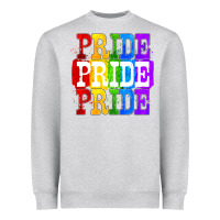 Heather Grey Pride pride pride Heavyweight Sweatshirt - FaDigitalArtStudio