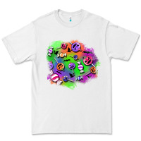 White halloween candy patches Premium Tee - BundleAndBundleShop