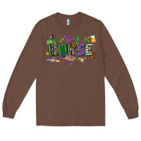 Chestnut nurse mardi gras Long Sleeve Tee - CowGirlArtShop