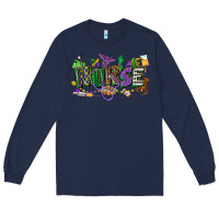 Navy nurse mardi gras Long Sleeve Tee - CowGirlArtShop