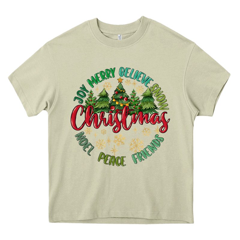 Christmas Vibes Heavy Core Tee by MaliasSmallBusiness | Teevron