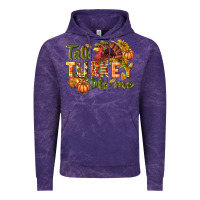 Cloud Purple Talk turkey to me Thanksgiving p Vintage Hoodie - NancyCooperArtShop
