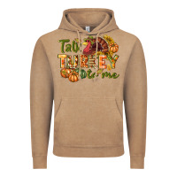 Vintage Coffee Talk turkey to me Thanksgiving p Vintage Hoodie - NancyCooperArtShop