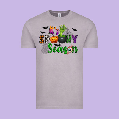 It's Spooky Season Vintage Tee Designed By Texasbilliewilder