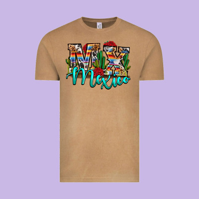 Mx Mexico Vintage Tee Designed By Ranaportraitstore
