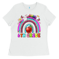 White 6 th grade Ladies Tee - BundleAndBundleShop