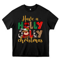 Black have a holly jolly christmas Heavy Core Tee - MaliasSmallBusiness