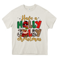 Cream have a holly jolly christmas Heavy Core Tee - MaliasSmallBusiness