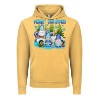 Vintage Mustard merry christmas gnomies Vintage Hoodie - texasbilliewilder