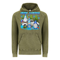 Vintage Olive merry christmas gnomies Vintage Hoodie - texasbilliewilder