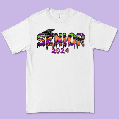 Senior 2024 Halloween Premium Tee Designed By Ranaportraitstore