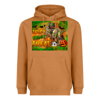 Meerkat Trick Rawr Treat Heavyweight Hoodie - LillyAllenDesigns