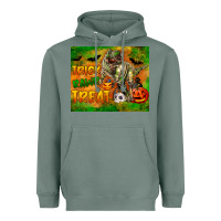 Sage Trick Rawr Treat Heavyweight Hoodie - LillyAllenDesigns