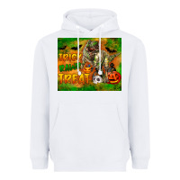 White Trick Rawr Treat Heavyweight Hoodie - LillyAllenDesigns