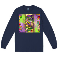 Navy teacher mardi gras Long Sleeve Tee - CowGirlArtShop