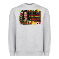 Heather Grey Juneteenth black teacher magic Heavyweight Sweatshirt - FaDigitalArtStudio