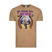 Vintage Coffee My Crystal Ball Says You're Vintage Tee - texasbilliewilder