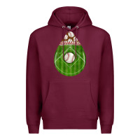 Burgundy baseball and western roses teardrop Premium Hoodie - BundleAndBundleShop