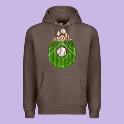 Baseball And Western Roses Teardrop Premium Hoodie Designed By Bundleandbundleshop