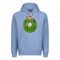 Colony Blue baseball and western roses teardrop Premium Hoodie - BundleAndBundleShop