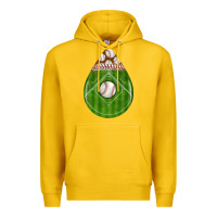Lemon baseball and western roses teardrop Premium Hoodie - BundleAndBundleShop