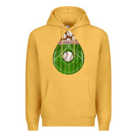 Mustard baseball and western roses teardrop Premium Hoodie - BundleAndBundleShop