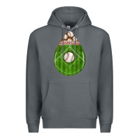 Rock baseball and western roses teardrop Premium Hoodie - BundleAndBundleShop