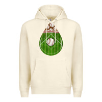Sandshell baseball and western roses teardrop Premium Hoodie - BundleAndBundleShop