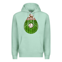 Seafoam baseball and western roses teardrop Premium Hoodie - BundleAndBundleShop