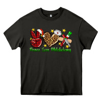 Asphalt Peace love Phlebotomy Christmas Heavy Core Tee - NancyCooperArtShop
