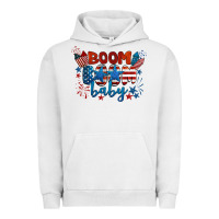 Pigment Lunar Rock boom boom baby 4th of july Urban Hoodie - BarkalooDesign