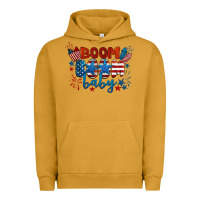 Pigment Peanut Butter boom boom baby 4th of july Urban Hoodie - BarkalooDesign