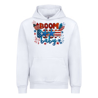 White boom boom baby 4th of july Urban Hoodie - BarkalooDesign