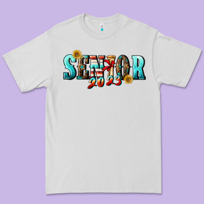 Senior 2023 Premium Tee Designed By Bundleandbundleshop